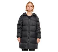 Urban Classics Manteau d'hiver long matelassé femme – Noir XS – 100% Polyester