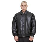 Urban Classics Veste en cuir synthétique Noir – Taille L
