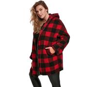 Urban Classics Veste Oversize Check Rouge 2XL Femme
