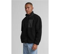 Urban Classics Veste Teddy avec col montant noir - M