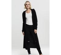 Urban Classics – Cardigan femme à capuche à plumes – Noir S