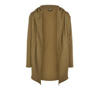 Urban Classics Herren Long Hooded Open Edge Cardigan Strickjacke, tiniolive, XL