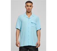 Urban Classics Viscose Camp Chemise Décontractée à Manches Courtes Poitrine Col