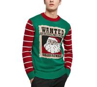 Urban Classics - WANTED Christmas Sweater vert
