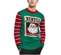 Urban Classics - WANTED Christmas Sweater vert XXL