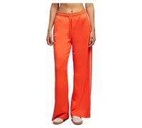 Urban Classics Wide Leg Tracksuit Pants Orange XL Femme