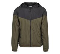 Urban Classics Windrunner Tech 2 Tons Veste, Noir/Darkolive, 4XL Homme