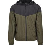 Urban Classics Windrunner Tech 2 Tons Veste, Olive/Noir, XL Homme