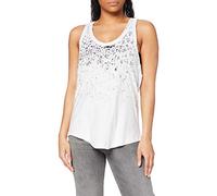 Urban Classics Long imprimé léo Loose Débardeur de Sport, Multicolore (Blanc/Noir 00224), S Femme