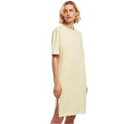 Urban Classics Women's Organic Oversized Slit Tee Dress Robe, Jaune Soft, 5XL Femme