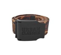 Urban Classics Tb2171-woven Belt Rubbered Touch UC Ceinture, Multicolore (Wood Camo 00396), 120 cm Mixte