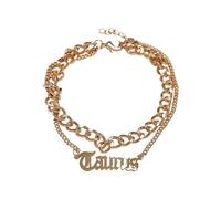 Urban Classics Zodiac Gold Anklet Bracelet de Cheville Unisexe Couleur Taurus Taille L/XL