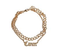 Urban Classics Zodiac Golden Anklet cancer - L/XL