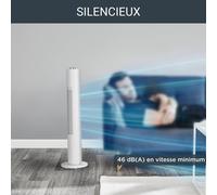 Urban Cool Ventilateur Colonne, Silencieux, Puissant, 3 Vitesses, Oscillation Automatique Vu6720F0