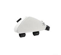 Urban Cyclisme Triangle Sacoche pour vélo de route VTT en polyester 300D avec revêtement PU Anti-éclaboussures Résistant à la poussière Design pliable Blanc