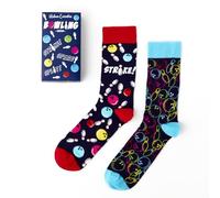 Urban Eccentric Chaussettes de bowling unisexes | Cadeau | 2 paires | Chaussettes riches en coton | Chaussettes de qualité supérieure | Nouveauté | Cadeaux, multicolore, 6-11