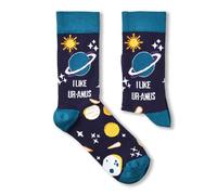 Urban Eccentric Chaussettes unisexes I Like Uranus | Cadeau | 1 paire | Chaussettes riches en coton | Chaussettes de qualité supérieure | Nouveauté | Cadeaux, Multicolore, 39-45, multicolore, 6-11