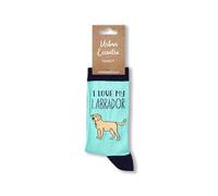 Urban Eccentric Chaussettes unisexes « I Love My Labrador » | Cadeau | 1 paire | Chaussettes riches en coton | Chaussettes de qualité supérieure | Nouveauté | Cadeaux (femmes 37-42), Femmes 36 à 41,