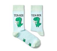 Urban Eccentric Chaussettes Unisexes Tea-Rex | Cadeau | 1 Paire | Riches en Coton | Qualité Supérieure | Nouveauté | Multicolore, Taille Unique
