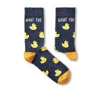 Urban Eccentric Chaussettes unisexes What The Duck | Cadeau | 1 paire | Chaussettes riches en coton | Chaussettes de qualité supérieure | Nouveauté | Cadeaux, multicolore, Taille unique