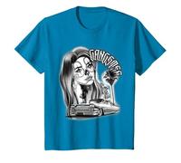 Urban Empyre - T-Shirt Clown Girl Payasa x Chicano Low Rider Gangster Blackwork Noir S
