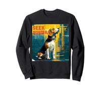 Urban Explorer Beagle avec des éléments de Paysage Urbain Sweatshirt