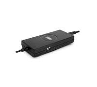 Urban Factory ALI90UF Adaptateur secteur universel 90W Noir - Entrée 110-240V, Sortie 20V, USB 2.0, Protections surtension/surchauffe, 10 embouts inclus