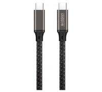 Urban Factory Câble USB BASEE USB-C mâle vers USB-C mâle 5 A 2 m 100 W Gris sidéral
