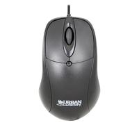Urban Factory Big Crazy Mouse - souris - USB - noir