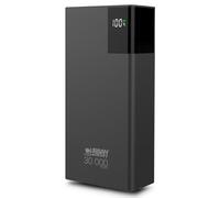 Urban Factory BIGEE Powerbank 5000mAh USB-C & USB-A - Batterie Externe Compacte avec Écran LED, Charge Rapide 2.4A, Smartphone Tablette Accessoires