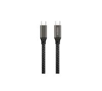 Urban Factory CAB04UF : Câble USB-C Mâle vers USB-C Mâle 2m Gris - USB 3.2 Gen 2 (10 Gbit/s) - Power Delivery 240W (5A)