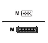 Urban Factory - câble d'adaptateur vidéo - DisplayPort pour HD-15 (VGA) - 1.8 m