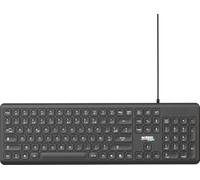 Urban Factory Clavier CYCLEE 104 touches filaire USB AZERTY éco-conception Noir