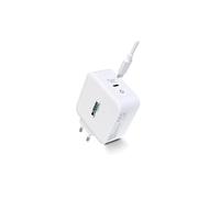 Urban Factory CYCLEE - Chargeur Secteur Universel 100W USB-C, 5-20V, 2m, Blanc - Ordinateur Portable, Smartphone, Tablette - GSC10UF