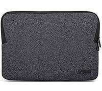 Urban Factory Etui pour Ordinateur Portable - Housse de Protection pour Laptop en Mémoire de Forme Modèle 15.6 Pouces Intérieur Ultra Doux en Pilou Absorbe Chocs et Durabilité Extrême (Bleu Acier)