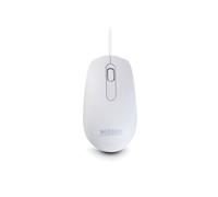Urban Factory FREE Souris Optique 1200 DPI USB Type-A Ambidextre Blanche, 3 Boutons, Scroll Anneau, Câble 1.25m, Compatible Windows/macOS/Linux/Android/iOS