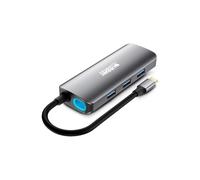 Urban Factory – Station d'accueil HUBEE 8 en 1 MHC50UF – USB-C 3.1, HDMI, 1GbE – Gris