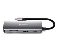 Urban Factory HUBEE 8 IN 1 - station d'accueil - USB-C 3.1 - HDMI - 1GbE