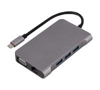 Hub USB Urban Factory HUB USB-C 10 en 1 MULTI ECRAN 100 W