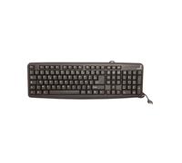 Urban Factory KBX55UF Clavier USB AZERTY Français Noir Rétroéclairé - Pavé Numérique - USB 2.0 - Dimensions 445x130x30mm - Poids 520g