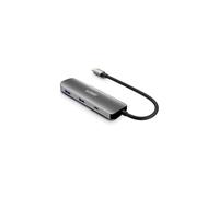 Urban Factory MHC40UF - Station d'accueil USB-C 3.2 Gen 1, Power Delivery 100W, 1x HDMI 4K 30Hz, 2x USB-A, Gris Sideral