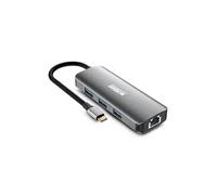 Urban Factory MHC55UF station d'accueil Avec fil USB 3.2 Gen 1 (3.1 Gen 1) Type-C Gris