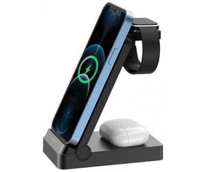 URBAN FACTORY Modèle du produit : POWEE PRO: CHARGEUR 3 EN 1 AVEC FONCTION STAND 22,5Watts