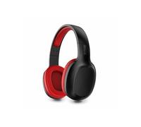 BLUETOOTH 5.1 RECHARGEABLE ON-EAR HEADSET - BLACK/RED