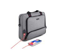 Urban Factory Sacoche pour PC portable MTE14UF 13"/14" Port USB Gris chiné