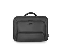 Urban Factory MXC17UF Malette 17.3" Noire avec Compartiment Tablette 10.5", Poche Frontale, Port USB, Résistant à l'Eau, Sangle Épaule Amovible, 465x330x90mm