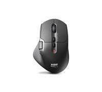 Urban Factory Onlee Pro Dual - Souris - ergonomique - avec molette de défilement rapide - 10 boutons - sans fil - Bluetooth 5.2, 2.4 GHz - récepteur sans fil USB
