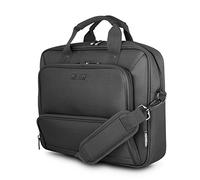 Urban Factory Sacoche pour Ordinateur Portable - Pc 15.6 Pouces et Tablette 10.5 Pouces Modèle Mixee Noir avec Compartiment Documents Accessoires Poignée Confortable Renforcée (Matière Non Abrasive)