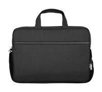Urban Factory Sacoche pour Ordinateur Portable - Pc 15.6 Pouces et Tablette 10.5 Pouces Modèle Nylee Noir avec Bandoulière Sangle Epaule et Poignée Confortable Renforcée