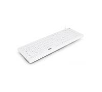 Urban Factory Sanee clavier Médical USB AZERTY Français Blanc